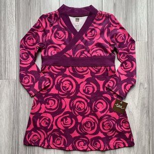 NWT Rennie Rose Wrap Neck Dress